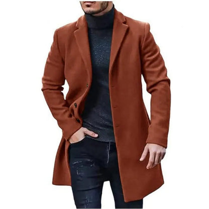 Abrigo Hombre Clásico Impermeable