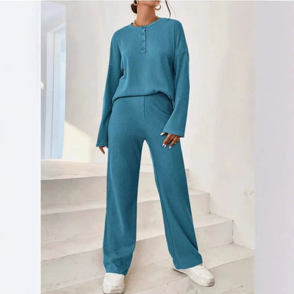 Pijama de Punto Suave y Acogedor para Mujer