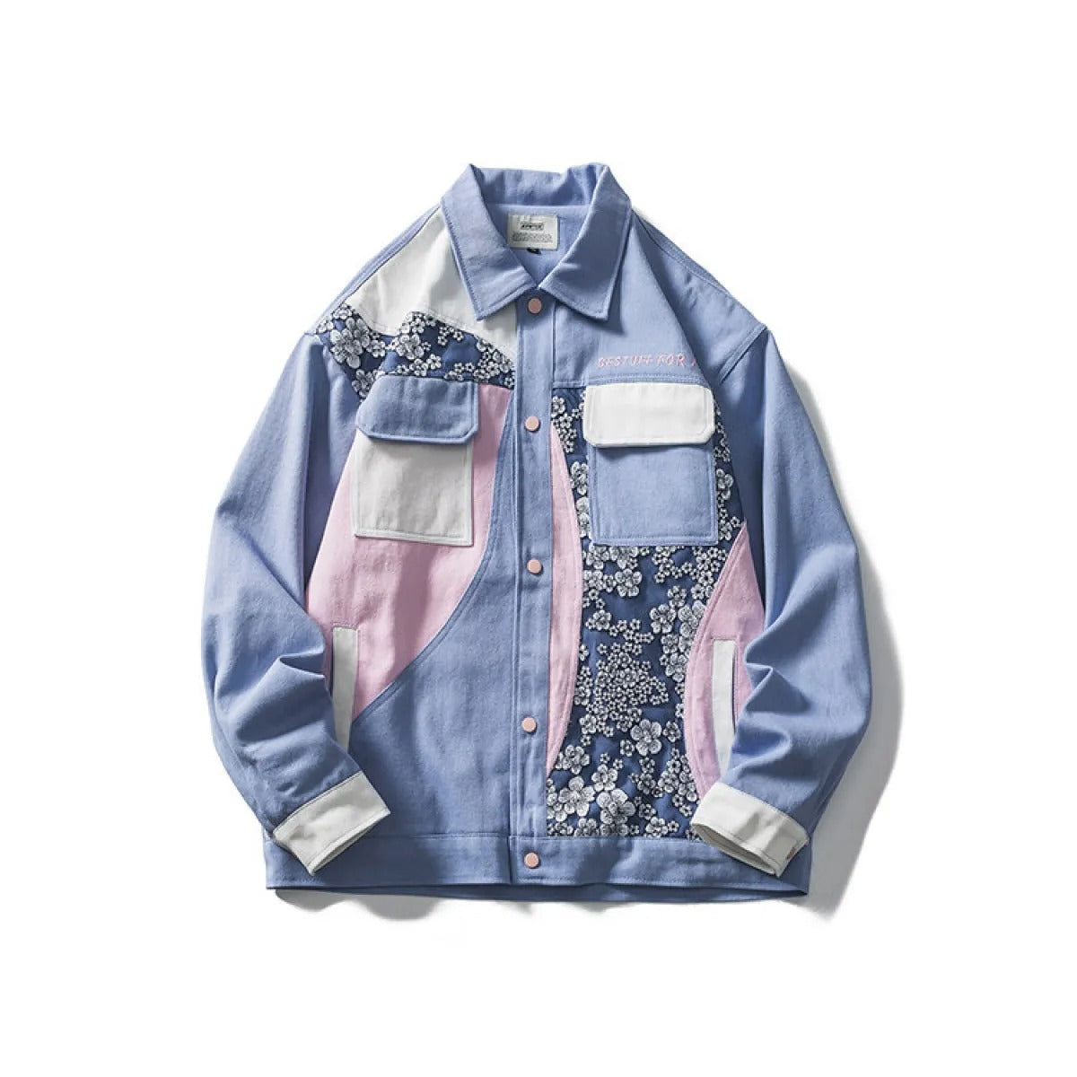 Chaqueta Hombre Estampado Floral Casual Algodón - Vestiria