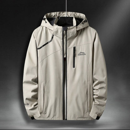 Chaqueta de lluvia hombre con capucha deportiva - Vestiria