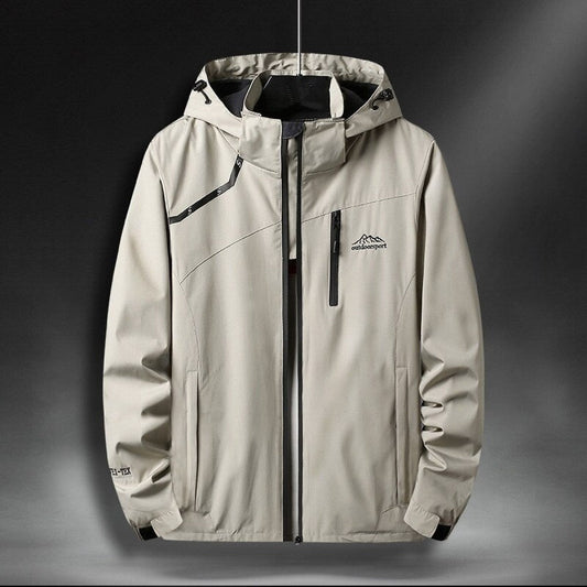 Chaqueta de lluvia hombre con capucha deportiva - Vestiria
