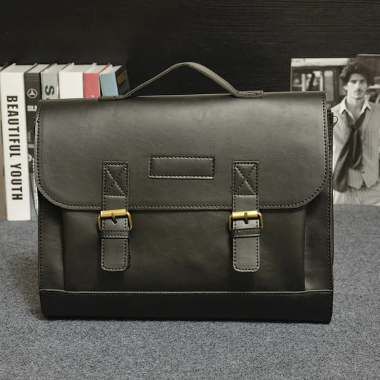 Bolso Hombre Piel Sintética Clásico - Vestiria