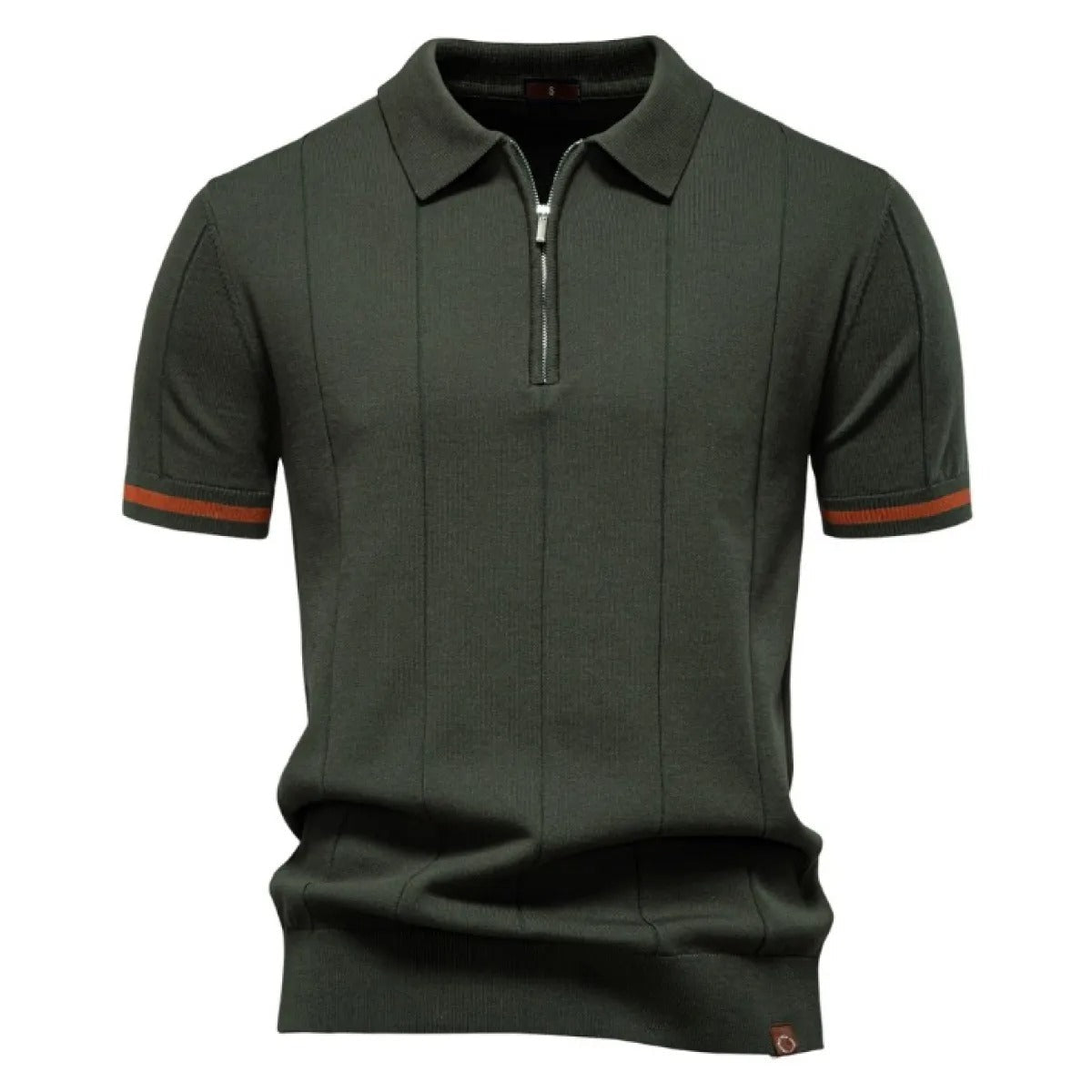 Polo Hombre Manga Corta Clásico Cremallera - Vestiria