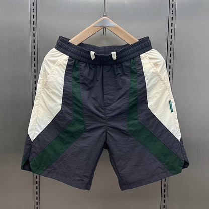 Pantalones cortos deportivos hombre con detalles contrastados - Vestiria
