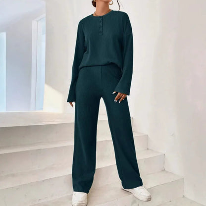 Pijama de Punto Suave y Acogedor para Mujer