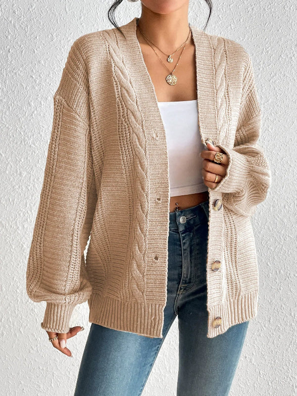 Cárdigan Punto Suave Oversize