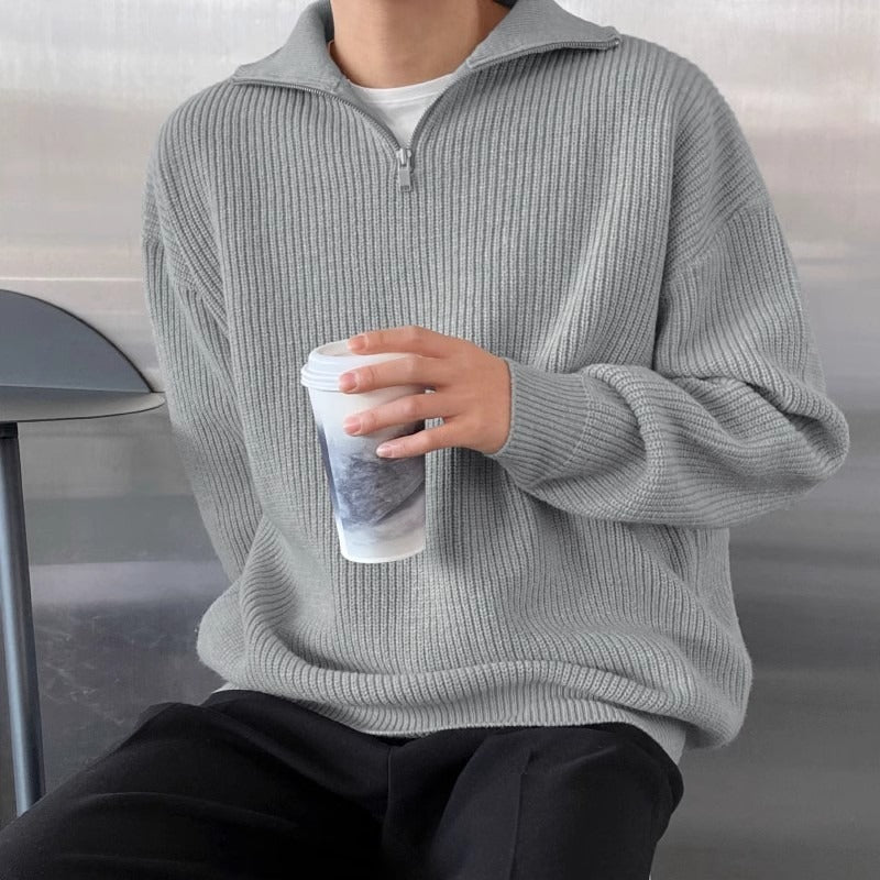 Chaquetón hombre cuello alto abrigo invierno - Vestiria