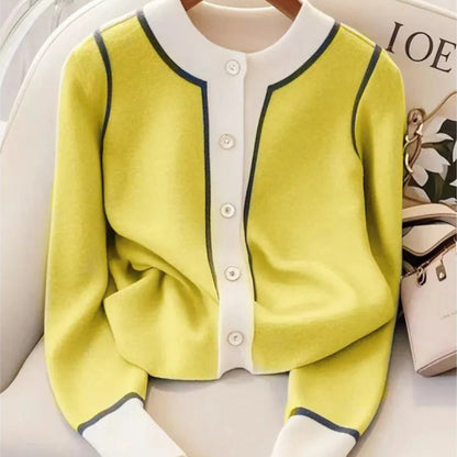 Jersey mujer cuello redondo suave y elegante
