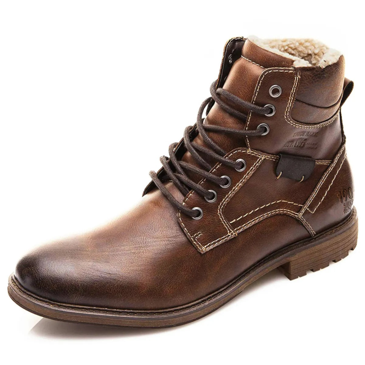 Botas Hombre Cuero Tobilleras Resistentes Estilo Urbano - Vestiria