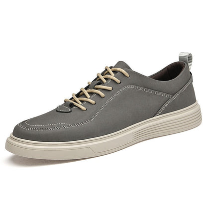 Zapatillas Hombre Piel Respirable Estilo Urbano