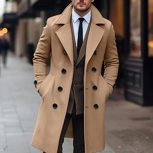 Chaquetón Hombre Lana Corte Clásico - Vestiria