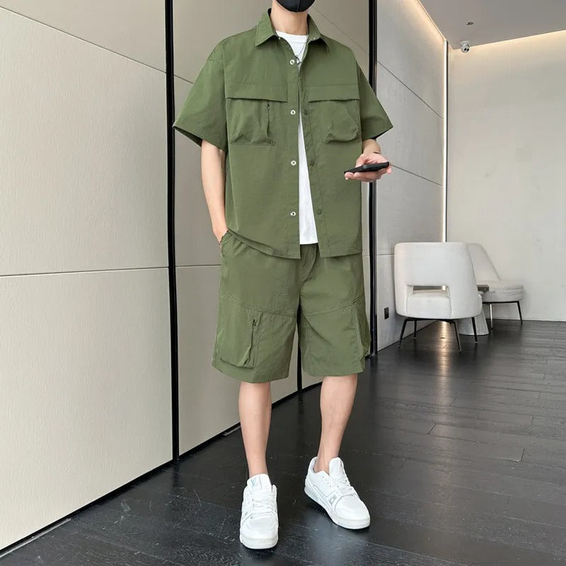 Pantalones verano hombre con bolsillos prácticos casual - Vestiria