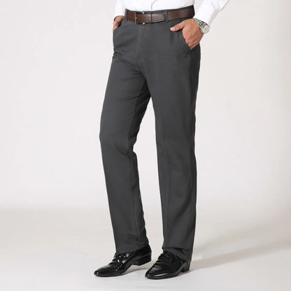 Pantalones Hombre Clásicos Algodón Rectos - Vestiria