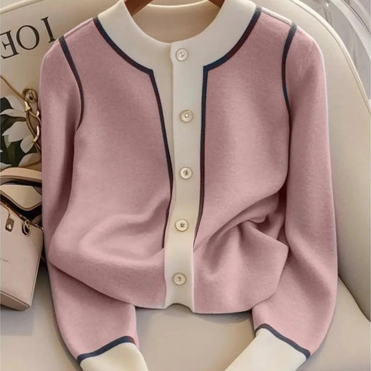 Jersey mujer cuello redondo suave y elegante - Vestiria