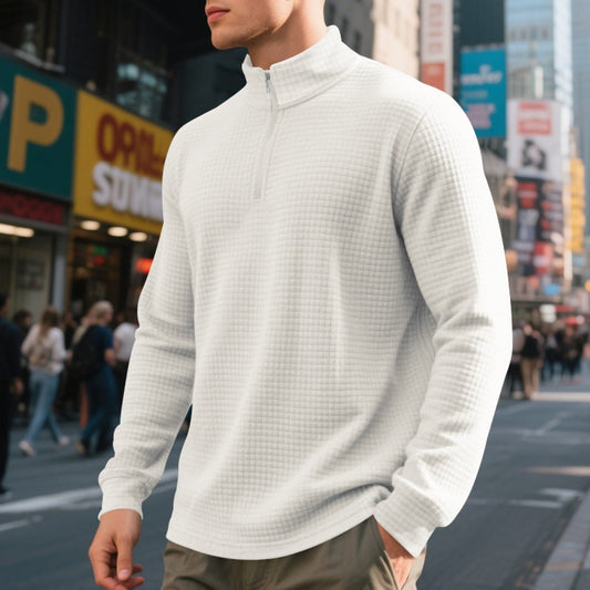 Chaquetón Hombre Waffle Cremallera - Vestiria