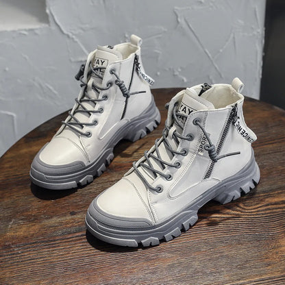 Botas Urbanas Cremallera Lateral Estilo Elian