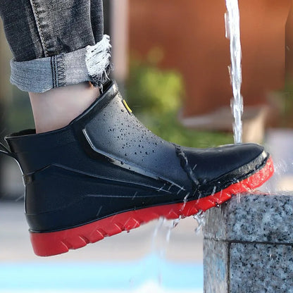 Botas de agua impermeables con suela de goma antideslizante