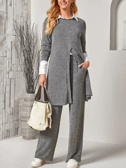 Conjunto Jersey Suave y Pantalones Cómodos
