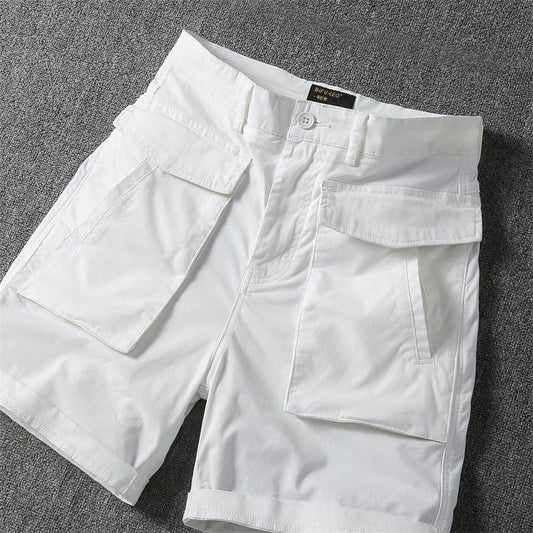 Pantalones cortos hombre algodón casual con bolsillos - Vestiria
