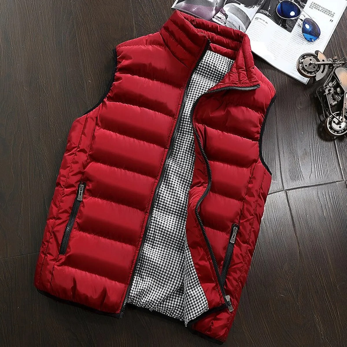 Chaleco Acolchado Hombre Ligero Urbano Moderno - Vestiria