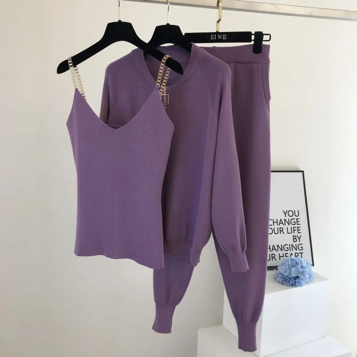 Chaqueta mujer cuello redondo cremallera metalizada moda