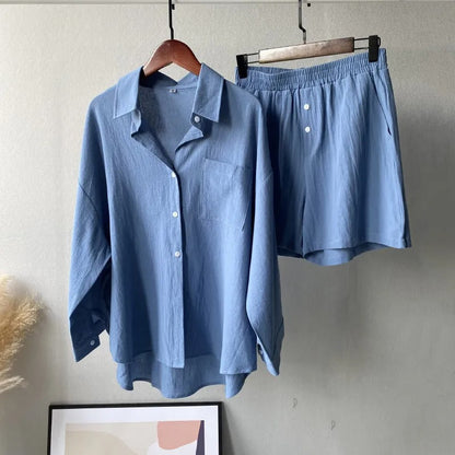 Vestido Lino Algodón Holgado Casual Mujer