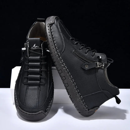 Zapatillas Hombre Sintéticas Cierre Rápido Estilo Deportivo