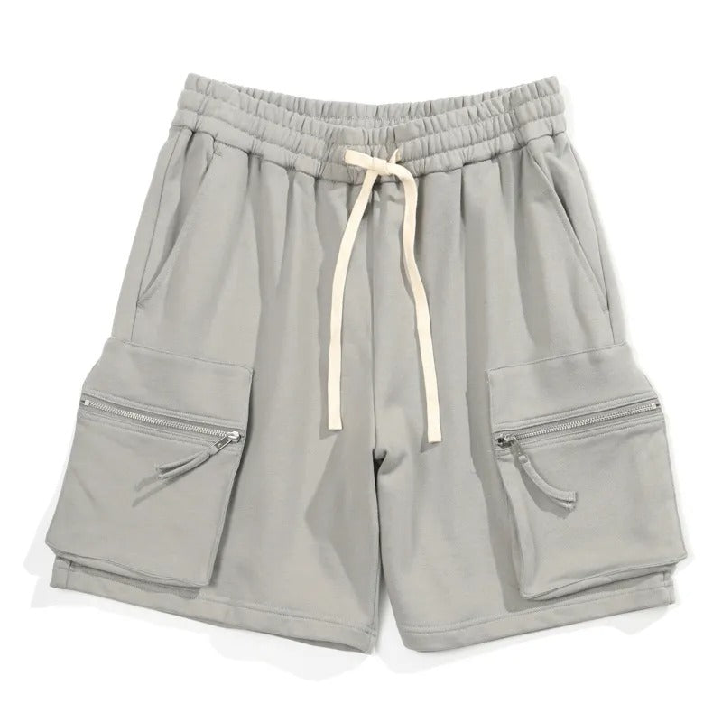Pantalón corto deportivo elástico para hombre