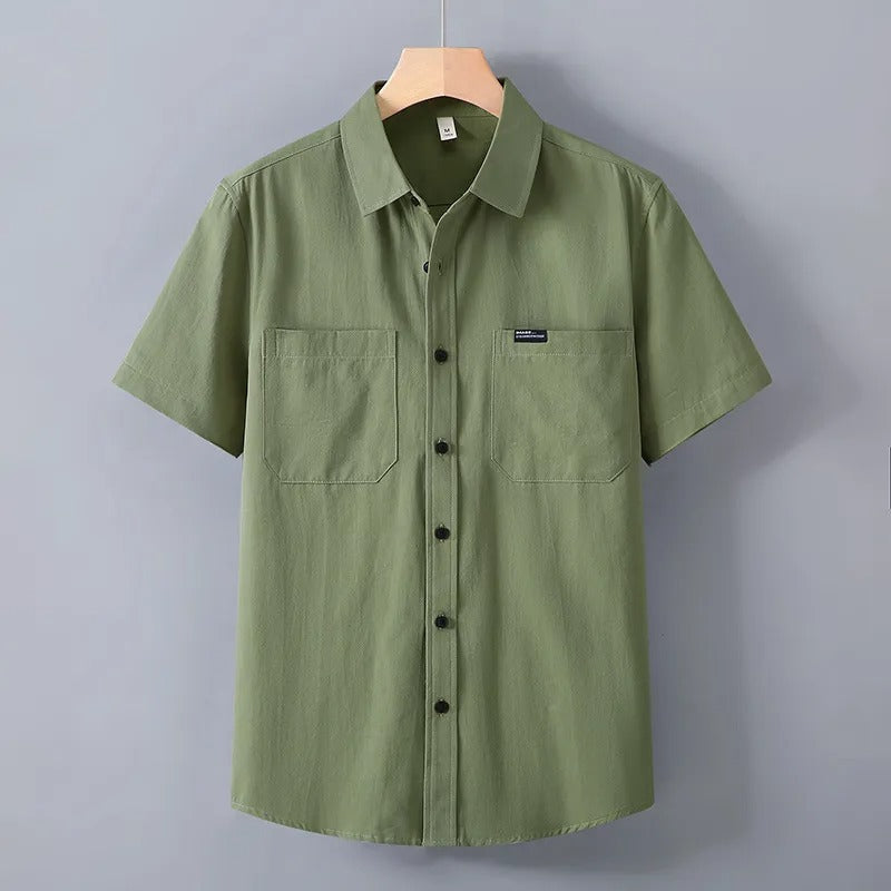 Camisa Hombre Algodón Estilo Casual
