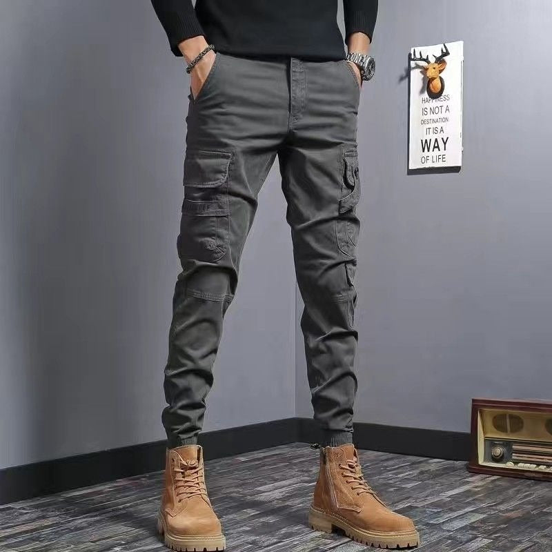 Pantalón Hombre Algodón Ligero Corte AjJustado