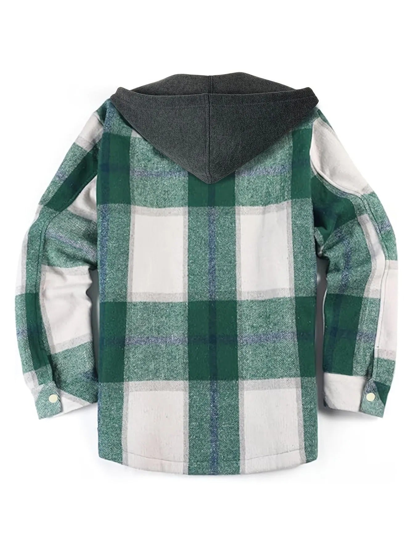 Chaqueta Hombre Cuadros Abrigo Deportivo