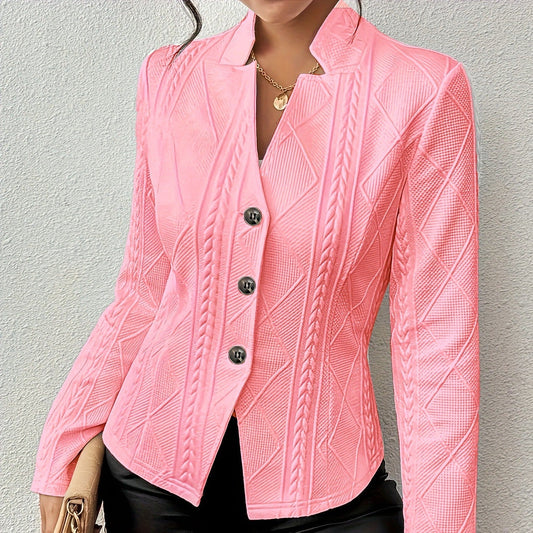 Chaquetilla Mujer Estampado Punto Elegante Femenina - Vestiria