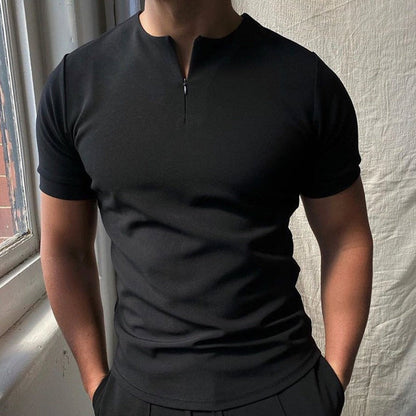 Camiseta Hombre Manga Corta Cuello Redondo Deportiva