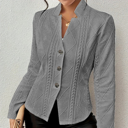 Chaquetilla Mujer Estampado Punto Elegante Femenina
