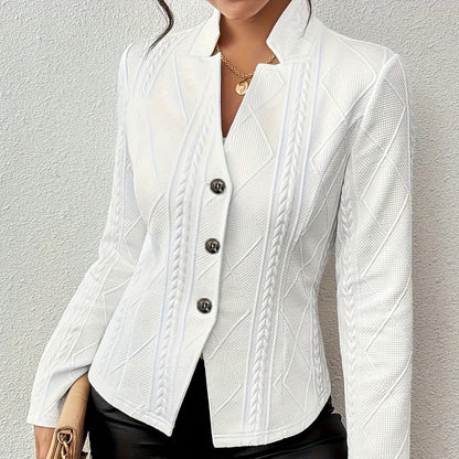 Chaquetilla Mujer Estampado Punto Elegante Femenina
