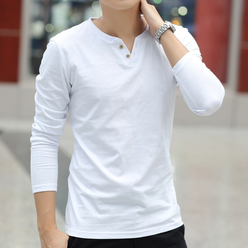 Camiseta Hombre Algodón Cuello Redondo