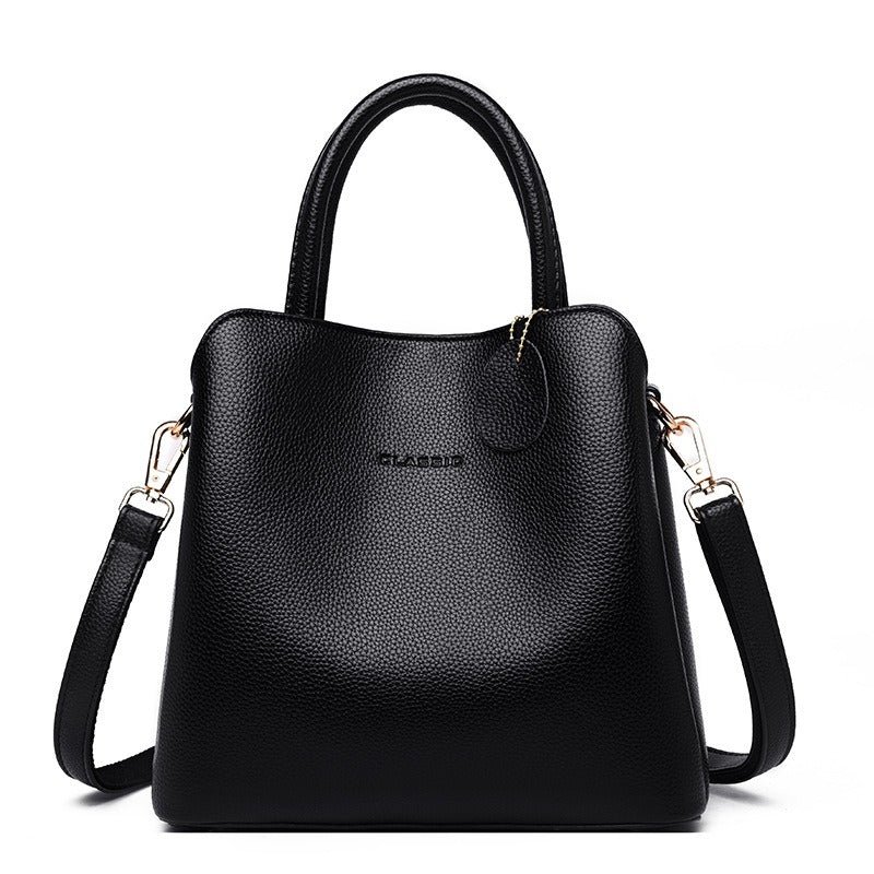 Bolso Mujer Piel Sintética Estructurado Moderno