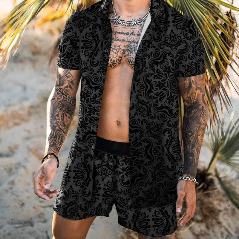 Camiseta y pantalón verano estampado floral cómodo - Vestiria