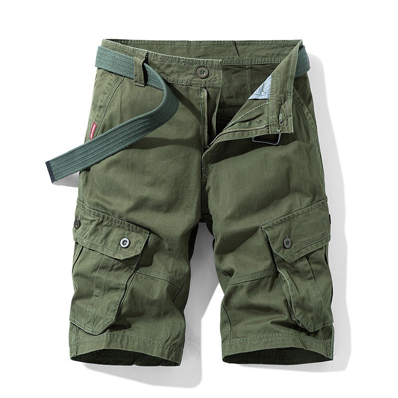 Pantalón corto deportivo hombre con cinturón ajustable