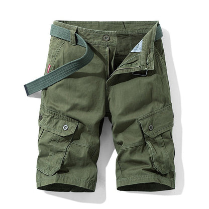 Pantalón corto deportivo hombre con cinturón ajustable