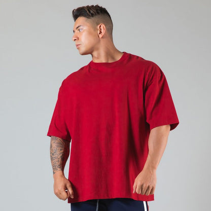 Camiseta Hombre Algodón Manga Corta Relajada