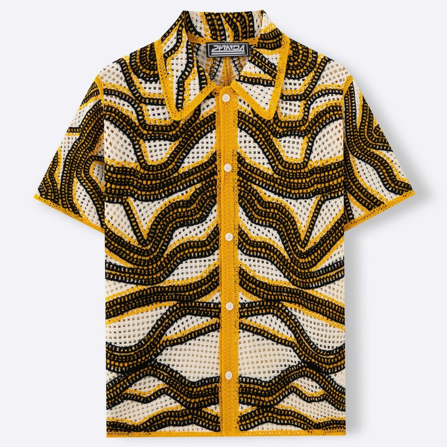 Camisa Hombre Estilo Vintage Bordado Artístico