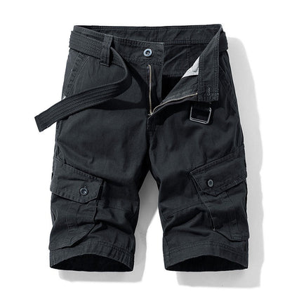 Pantalón corto deportivo hombre con cinturón ajustable