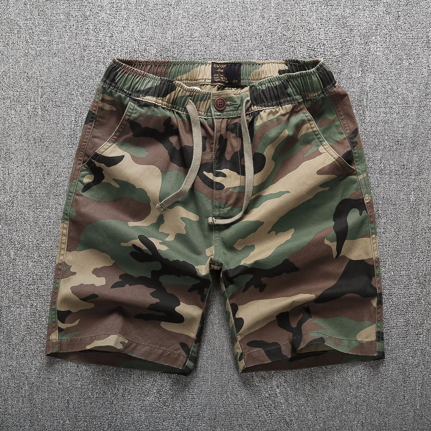 Pantalones Cargo Hombre Camuflaje Elásticos Cómodos
