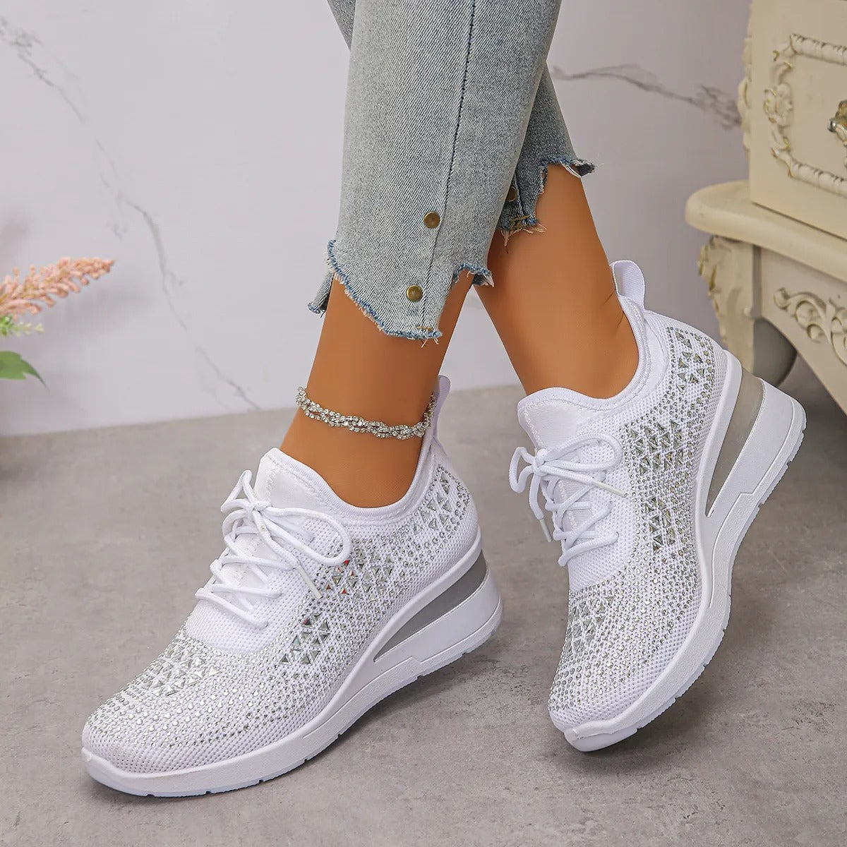 Zapatillas deportivas de plataforma altas Naira