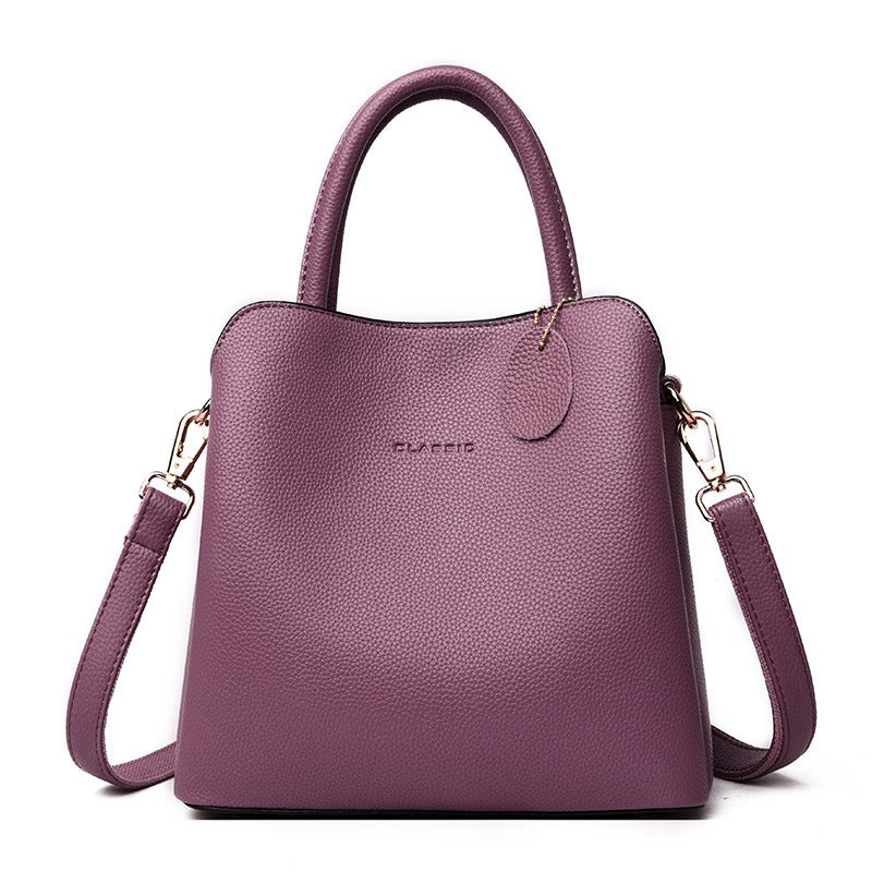 Bolso Mujer Piel Sintética Estructurado Moderno