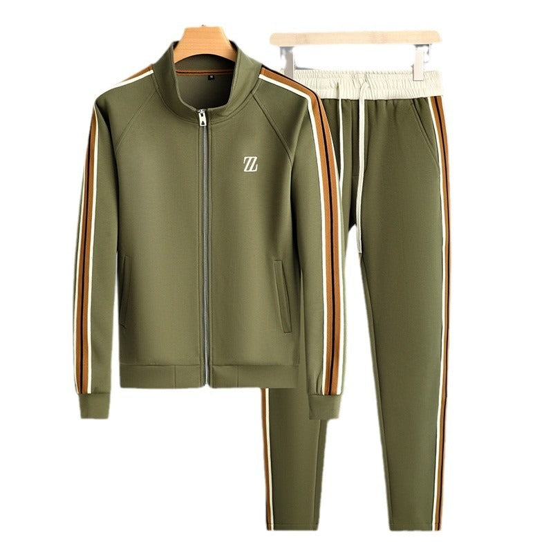 Traje deportivo franjas laterales estiloso - Vestiria