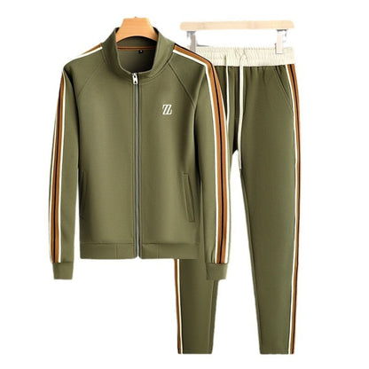 Traje deportivo franjas laterales estiloso - Vestiria