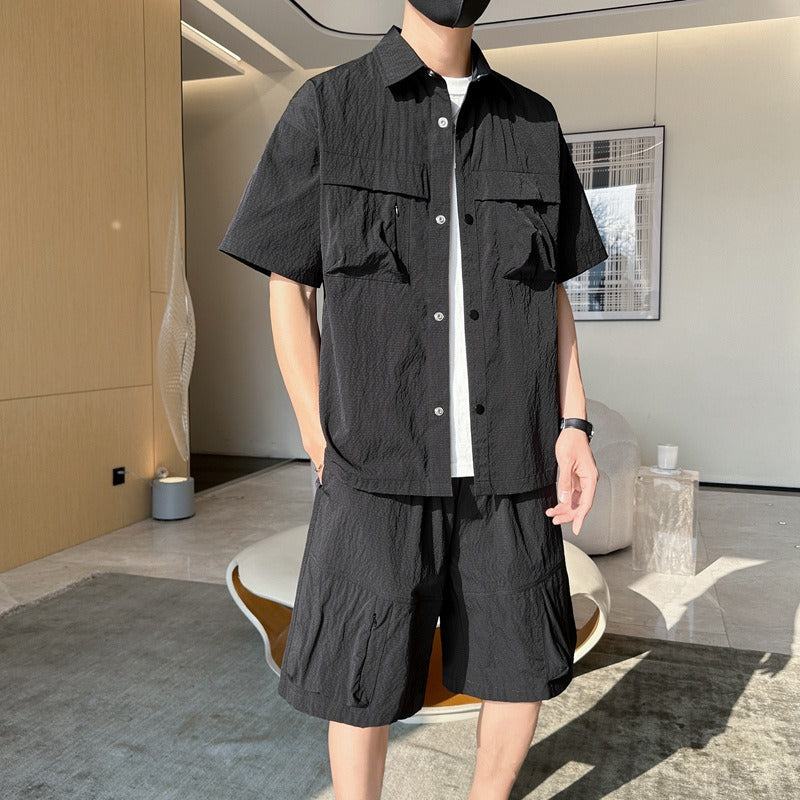 Pantalones verano hombre con bolsillos prácticos casual