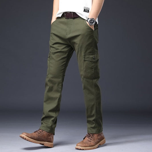 Pantalones Hombre Elásticos Corte Recto - Vestiria
